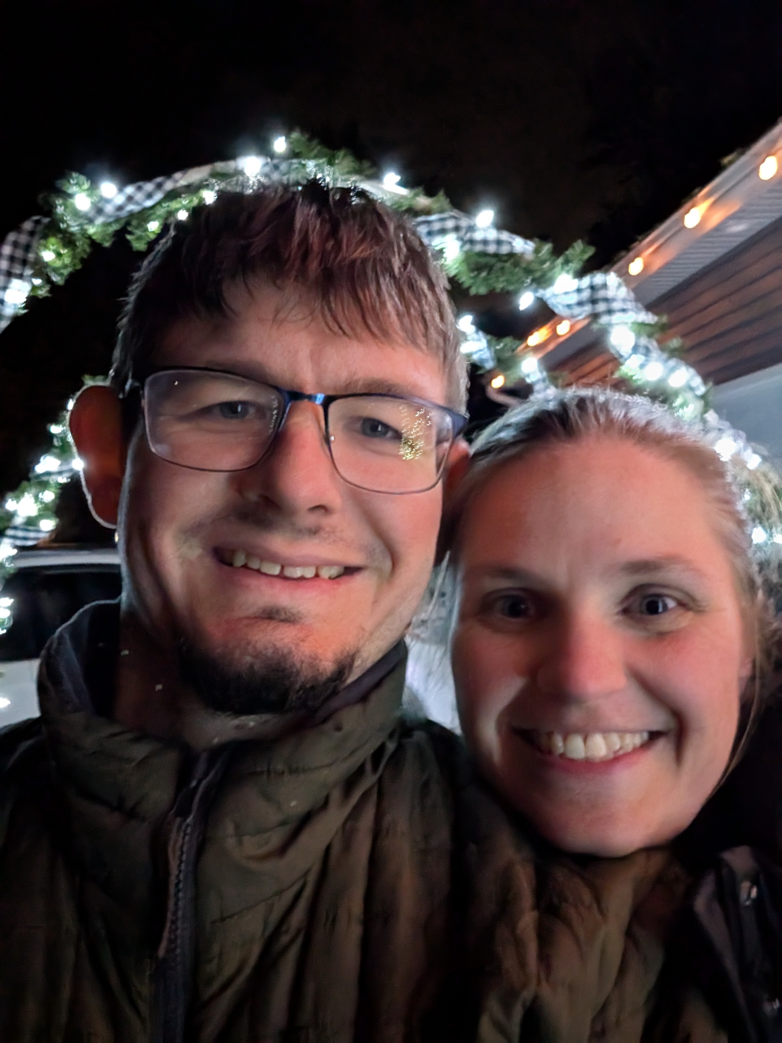 Eric and his wife Briana